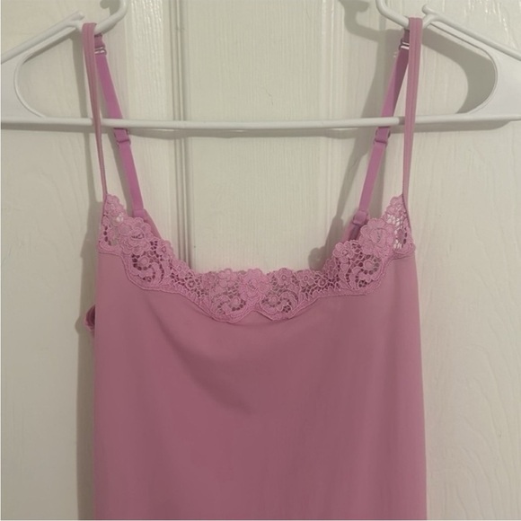 Skims Fits Everybody Lace Slip Dress NWT Size Large in Petal - Picture 6 of 6
